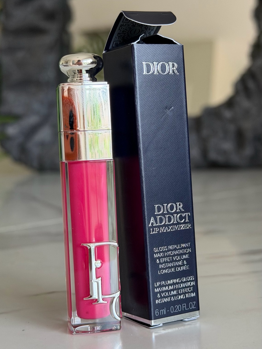 Dior Addict Lip Maximizer Plumping Lip Gloss Shade 007 Raspberry New